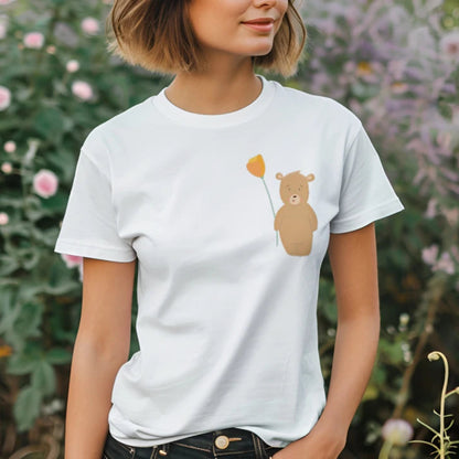 Tshirt Women Poppy Bear Small
